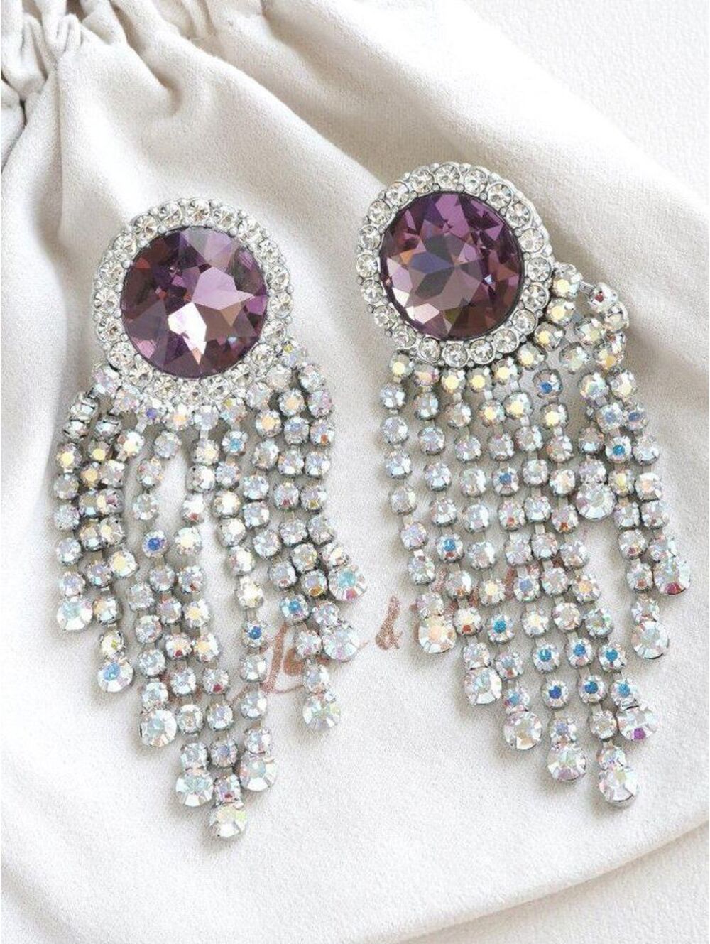 For Love & Lemons Amelie Clip On Earrings